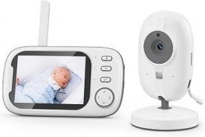LCD Ekranlı Gece Görüşlü Bebek Kamerası ve Telsizi, Monitörlü 2.4G Kablosuz Bebek Monitörü, Çift Yönlü Sesli 8 Ninnili Oda Isı Sensörlü Bebek Odası Takip İzleme ve Güvenlik İçin Akıllı Kamera — %28 İndirim | Amazon TR Fırsatı