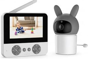 5 İnç LCD Ekranlı Bebek İzleme Kamerası, Gece Görüşlü 360° Dönebilen Kablosuz Bebek Monitörü, 2 Yönlü Sesli Sıcaklık Nem Takipli Ninni Beslenme Hatırlatıcılı Uzaktan Takipli Güvenli Bebek Kamerası — %31 İndirim | Amazon TR Fırsatı