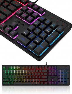 Redragon K521-RGB Netherbane Kablolu 104 Tuşlu Mekanik Türkçe Oyun Klavyesi, RGB Arka Aydınlatma | K521-RGB