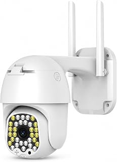 360° WiFi IP Güvenlik Kamerası, Gece Görüş Sensörlü Harekete Duyarlı 1080P Full HD 4K Destekli, Çift Antenli IP66 Suya Dayanıklı İki Yönlü Sesli Ev Ofis Bahçe İçin Akıllı Güvenlik Kamera Sistemi