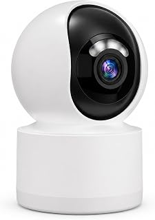 LED Işıklı WiFi Full HD Smart IP Güvenlik Kamerası, 1080P Yapay Zeka İnsansı Algılama 700LM Tam Renkli Gece Görüşlü 350° Pan 90° Tilt Type-C 128GB TF Kartlı Ev Ofis Bebek Evcil Hayvan Takip Kamerası
