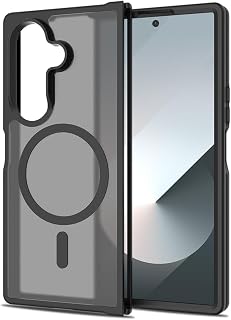 Coverzone Samsung Galaxy Z Fold 7 İle Uyumlu Kılıf M-Safe Şarj Özellikli Kamera Korumalı Lunex Kapak Z Fold 7 için kilif