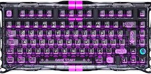 GravaStar Mercury V75 Lite Kablolu, Türkçe Q, Manyetik Switch Gaming Klavye, RGB Işıklı, Transparent Black — %22 İndirim | Amazon TR Fırsatı