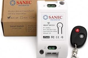 SANEC Akıllı WiFi + RF 433MHz Tek Kanallı 10A Röle Modülü – AC 100-240V Şebeke Beslemeli RF Kumandalı Set (Tuya, Alexa, Google Asistan Destekli) — %40 İndirim | Amazon TR Fırsatı