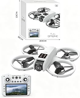 R3 HD Kameralı Drone, Ekranlı Kumandalı Mini Drone, 360° Flip, Headless Mode, Tek Tuş Kalkış Katlanabilir Drone
