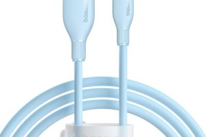 (%20) Baseus Pudding Hızlı Şarj Özellikli Lightning Kablo 2.4A, 1.2 Metre, Mavi — %20 İndirim