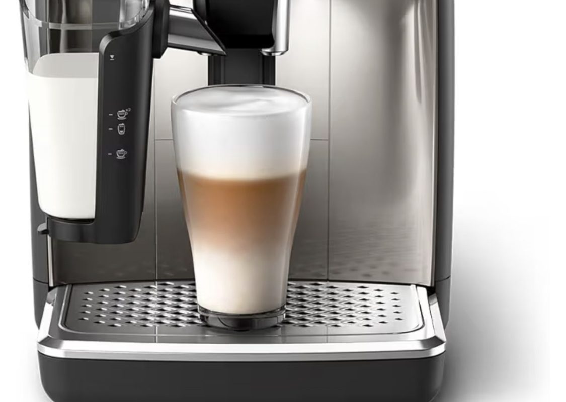 Philips 5400 Serisi Tam Otomatik Kahve Makinesi – LatteGo Süt Köpürtücü, 12 İçecek, Sezgisel Ekran, 4 Kullanıcı Profili, Krom (EP5447/90)