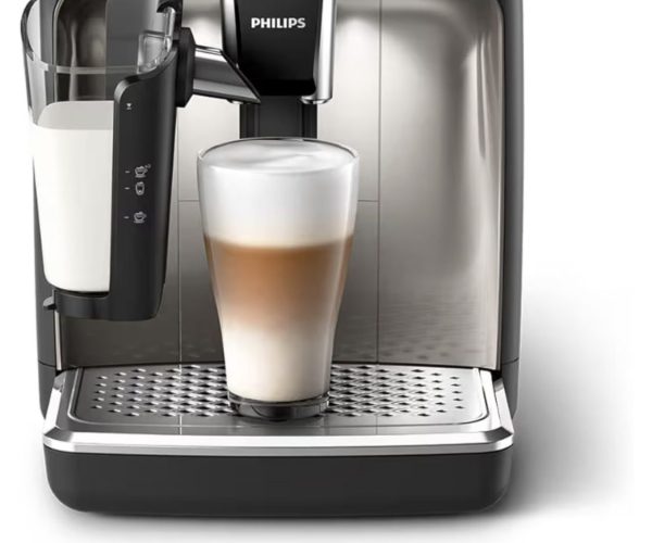 Philips 5400 Serisi Tam Otomatik Kahve Makinesi – LatteGo Süt Köpürtücü, 12 İçecek, Sezgisel Ekran, 4 Kullanıcı Profili, Krom (EP5447/90)