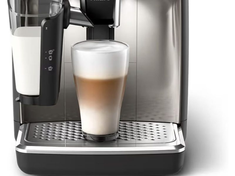 Philips 5400 Serisi Tam Otomatik Kahve Makinesi – LatteGo Süt Köpürtücü, 12 İçecek, Sezgisel Ekran, 4 Kullanıcı Profili, Krom (EP5447/90)