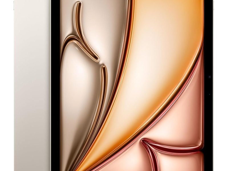 🛍 Apple M3 çipli 11 inç iPad Air: Liquid Retina Ekran, 128 GB, 12 MP Ön/Arka Kamera, Wi-Fi 6E + hücresel bağlantı, Touch ID, Tüm Gün Süren Pil Ömrü — Yıldız Işığı