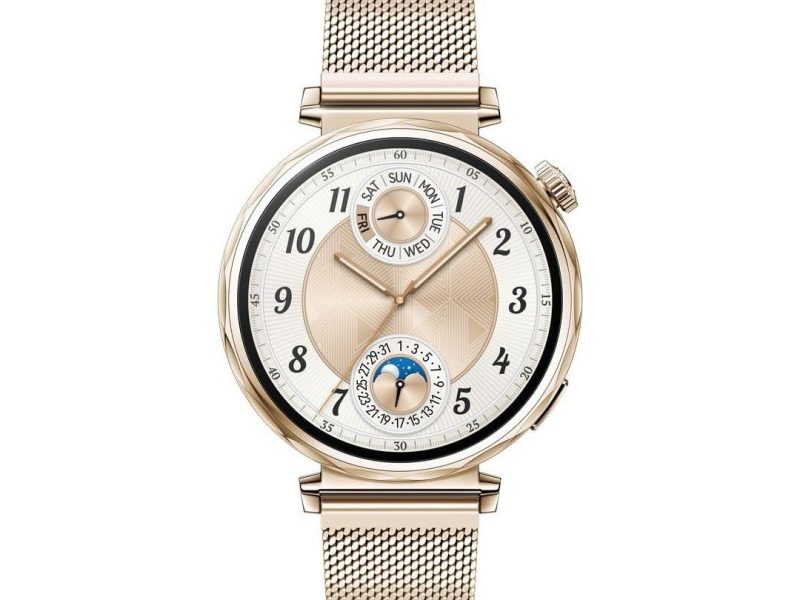🛍 HUAWEI WATCH GT 5 41mm Akıllı Saat, Koşu ve Bisiklet için Yepyeni Spor Saati, 7 Güne Kadar Pil Ömrü, Keskin Hatlı Tasarım, Sağlık Takibi, iOS ve Android ile Uyumlu, Altın