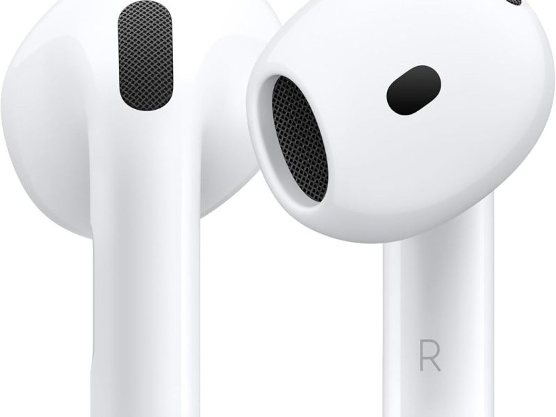 🛍 Apple AirPods 4 Kablosuz Kulaklık, Bluetooth Kulaklık, Kişiselleştirilmiş Uzamsal Ses, Tere ve Suya Dayanıklı Tasarım, USB-C Şarj Kutusu, H2 Çip, 30 Saate Kadar Pil Ömrü, iPhone’la Zahmetsiz Kurulum