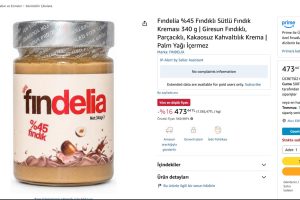 Fındelia %45 Fındıklı Sütlü Fındık Kreması 340 g | Giresun Fındıklı, Parçacıklı, Kakaosuz Kahvaltılık Krema | Palm Yağı İçermez