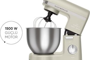 🛍 KARACA MASTERMAID CHEF STAND MIKSER 1500W SOFT CREAM
