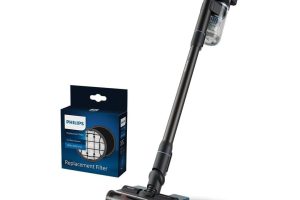 🛍 Philips 7000 Serisi Aqua 25.2 V Kablosuz Dik Süpürge (XC7053/01) ve Philips Orijinal Yedek Filtre – Kablosuz Süpürge 6000, 7000 ve 8000 Serisi ile Uyumlu (XV1681/01)
