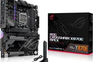 🛍 ASUS ROG Crosshair X870E APEX Oyun Anakart Soket AMD AM5 (Ryzen 9000, ATX, PCIe 5.0, DDR 5 Bellek, WiFi 7, AI Overclocking, PCIe Q-Release, Aura Sync)