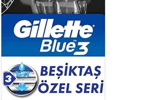 (%42.78) Gillette Blue3 Kullan At Erkek Tıraş Bıçağı Besiktas Taraftar Paketi 6’li