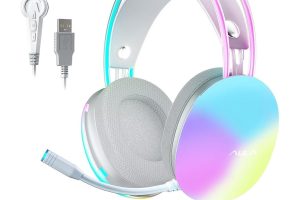 🛍 Aula S505 RGB USB Gaming Mikronfonlu Oyuncu Kulaklığı Pembe