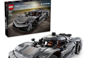 LEGO Technic Koenigsegg Jesko Absolut Gri Hiper Araba 42173 – Çocuklar için Oyuncak Yapım Seti, Doğum Günü Hediyesi Fikri (801 Parça)