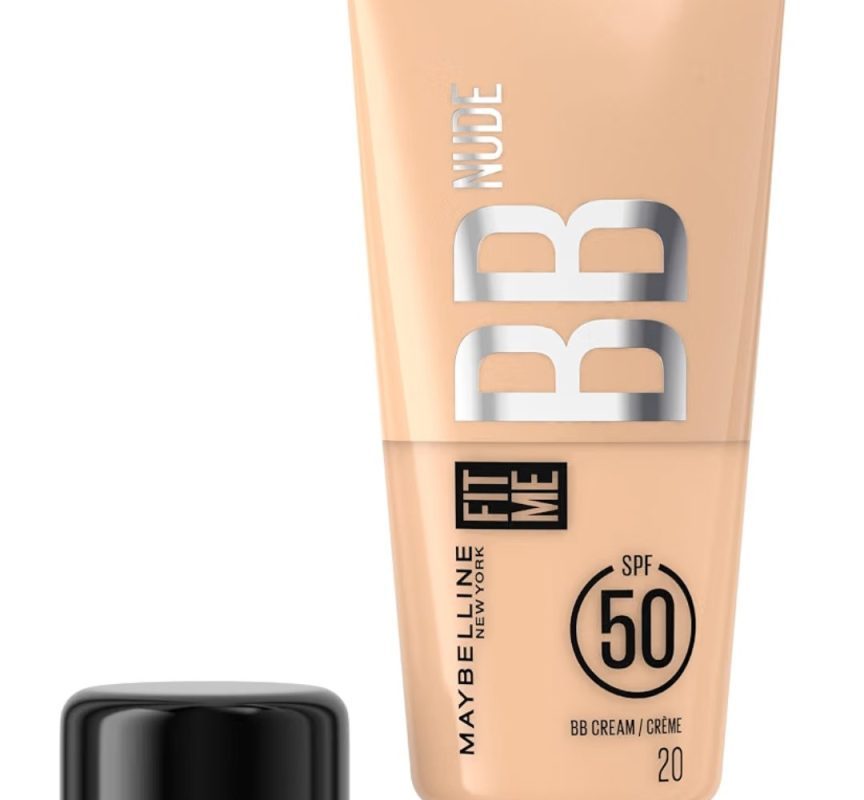 Maybelline New York fit me nude cilt bakımı etkili nemlendirici SPF50 bb krem