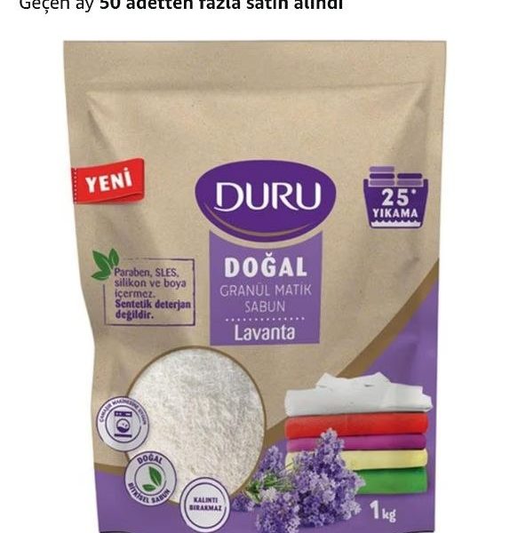 DURU Granül Sabun Lavanta, 1 Kilogram — %33 İndirim