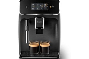 🛍 Philips 2200 Serisi Tam Otomatik Espresso Makinesi, Dokunmatik Ekran, Klasik Süt Köpürtücü, 2 İçecek, EP2220/10