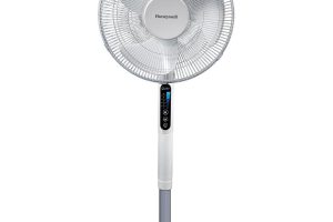 🛍 HONEYWELL Advanced QuietSet HSF600 Ayaklı Vantilatör, 5 HIz Ayarı, Zamanlayıcı Fonksiyonu, 70 Derece Salınım, Yükseklik, Uzaktan Kumandalı – Beyaz