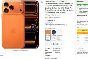 Apple iPhone 17 Pro Max 256 GB Kozmik Turuncu