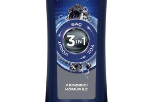 Clear Men 3 in 1 Şampuan & Duş Jeli Arındırıcı Kömür Saç Yüz Vücut İçin