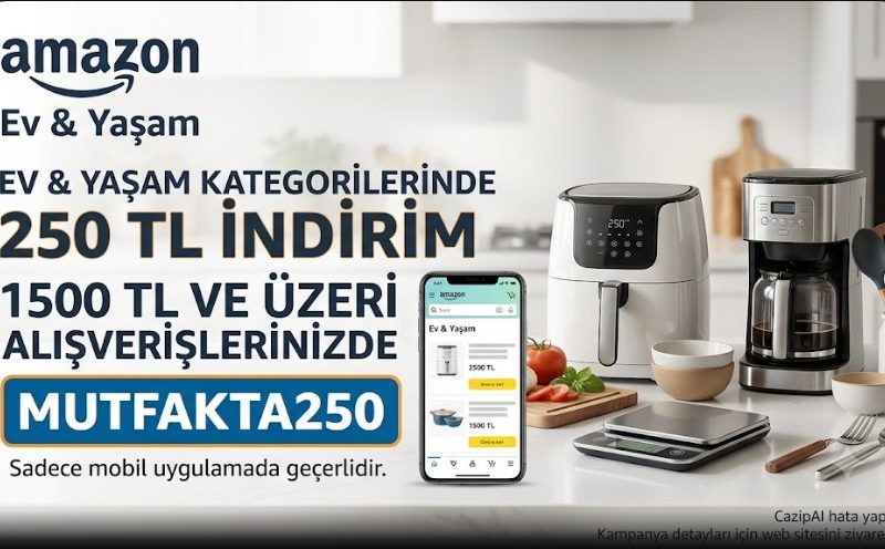 🚨 İndirim Kodu: MUTFAKTA250 — %83 İndirim