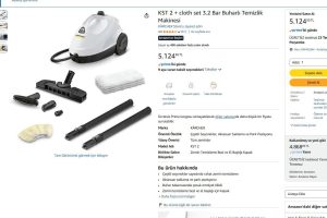 KST 2 + cloth set 3.2 Bar Buharlı Temizlik Makinesi