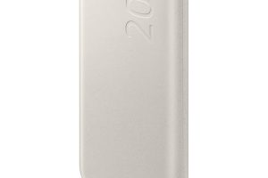🛍 Samsung 20000 mAh 45 Watt Powerbank, Hızlı Şarj, PD 2.0, 3 Çıkışlı, Kablo Dahil, Bej, 2024 Model