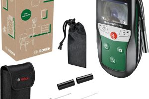 🛍 Bosch Home & Garden UniversalInspect Denetim Kamerası (Kamera Başlığı Çap: 8 mm, Kablo Uzunluğu: 0, 95 M, Renkli Ekran 2, 32″, Geri Dönüştürülmüş Karton Kutu)
