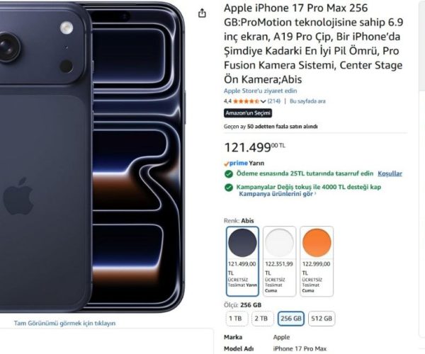 Apple iPhone 17 Pro Max 256