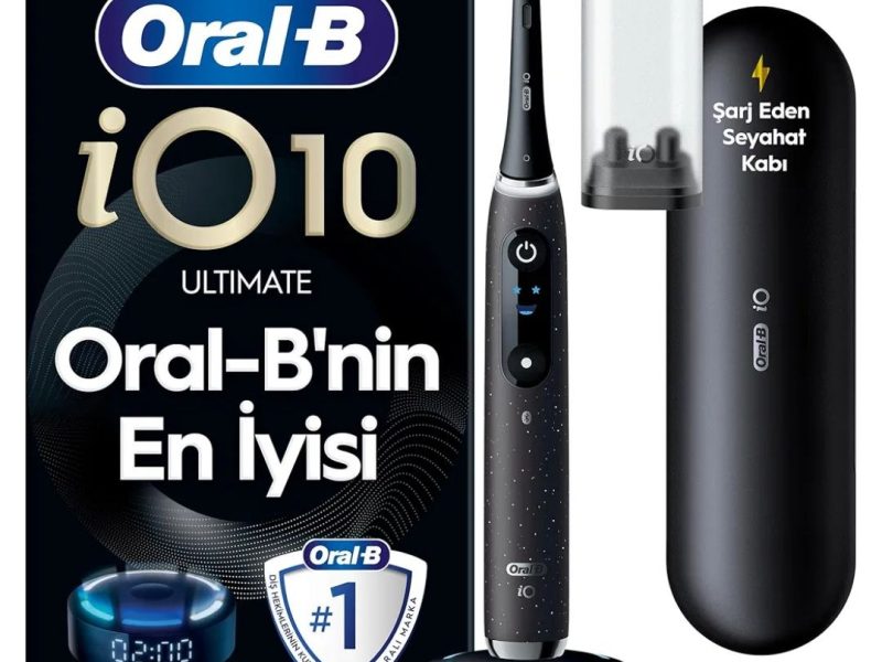 Oral-B İo Sense İle İo – 10 Siyah Elektrikli/Şarjlı Diş Fırçası