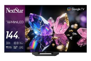 🛍 NextStar YE-65IDWP14 65” 165 Ekran 4K Ultra HD, HDR10, 2.1 Bass İnside(Subwoofer), Dolby Atmos&Dolby Vision, 576 Yerel Karartma Bölgesi, ALLM, VRR, Oyun Modu,144Hz Google Premium QD Super MiniLED TV