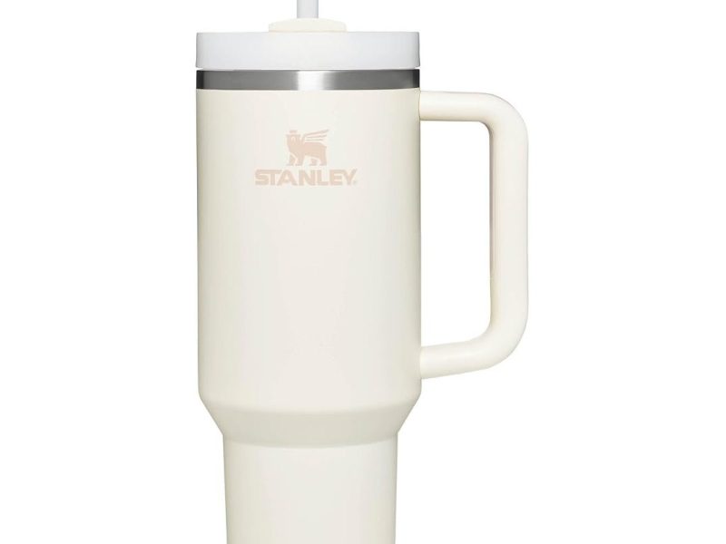 🛍 STANLEY Quencher H2.0 FlowState Pipetli Termos Bardak 1.18 Litre – Krem | Paslanmaz Çelik