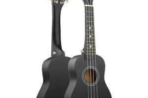 🛍 Midex UKX-901 BK Siyah Soprano Ukulele (Askı Çanta Metod Pena)
