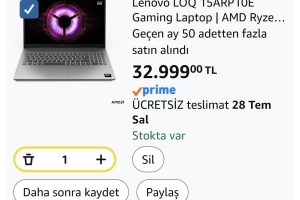 Lenovo LOQ 15ARP10E Gaming Laptop | AMD Ryzen 5 7535HS | RTX 3050 6GB 65W | 16GB GDDR5 RAM | 512GB SSD | 15.6″ IPS FHD Anti-glare 144Hz FreeSync | 83S0002VTR