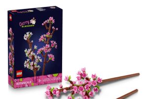 LEGO Kiraz Çiçekleri Kutlama Hediyesi 40725 – 8 Yaş ve Üzeri Çocuklar için Doğum Günü Hediyesi Fikri, Pastel Tonlarda Çiçeklerle Kaplı 2 Dal İçeren Dekoratif Yaratıcı Oyuncak Yapım Seti (430 Parça)