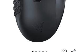 Razer Naga V2 HyperSpeed – Ergonomik Kablosuz MMO Oyun Faresi (19 Programlanabilir Düğme, HyperSpeed Kablosuz (2,4 GHz), Bluetooth, 250 Saate Kadar, Focus Pro 30K Optik Sensör) Siyah