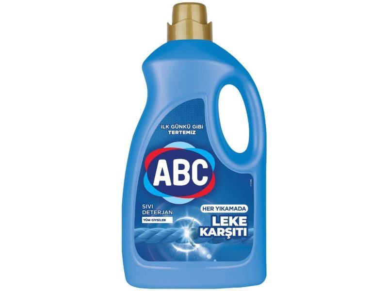 ABC DETERJAN Sıvı Çamaşır Deterjanı Leke Karşıtı 3 L