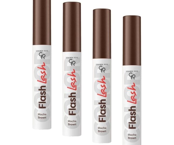 🛍️ Golden Rose Flash Lash Colored Mascara No: 08 Mocha Brown Renkli Maskara (4 paketi)