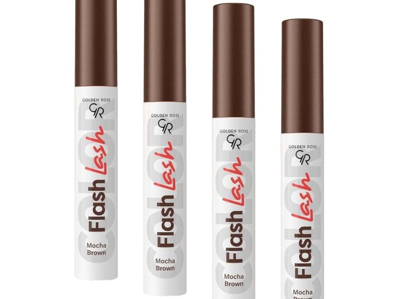 🛍️ Golden Rose Flash Lash Colored Mascara No: 08 Mocha Brown Renkli Maskara (4 paketi)