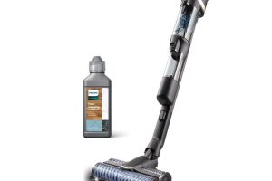 🛍 Philips 9000 Serisi AquaTrio Kablosuz Dikey Süpürge (XW9463/11) ve Philips Aqua Trio Uyumlu Zemin Temizleme Solüsyonu (XV1792/01)