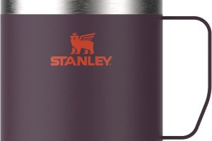 🛍 Stanley Classic Legendary Camp Mug Paslanmaz Çelik Termos Bardak, Mürdüm (Plum), 0.35 Litre