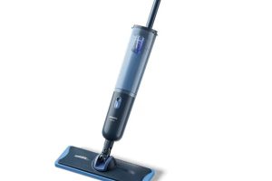 Philips OneUp 3000 Serisi Elektrikli Mop – Daha Temiz Zeminler, Daha Hızlı Paspaslama, 360° Dönen Menteşeli Kablosuz Tasarım, Yıkanabilir Yeniden Kullanılabilir Pedler, Uzun Ömürlü Pil (XV3101/01)