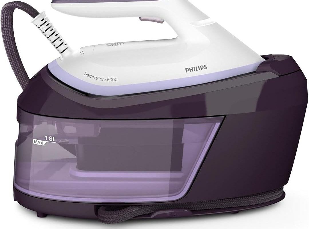 🛍 Philips 6000 Serisi Perfectcare Buhar Kazanlı Ütü, Güçlü Buhar, 1,8 Lt Çıkarılabilir Su Haznesi, Sıfır Yanık Riski (PSG6024/30)