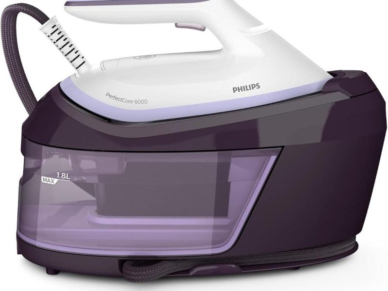🛍 Philips 6000 Serisi Perfectcare Buhar Kazanlı Ütü, Güçlü Buhar, 1,8 Lt Çıkarılabilir Su Haznesi, Sıfır Yanık Riski (PSG6024/30)
