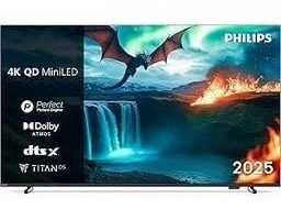 Philips 55MLED810/12 4K QD MiniLED 139cm 55″ Smart TV Dolby Vision Dolby Atmos Titan OS